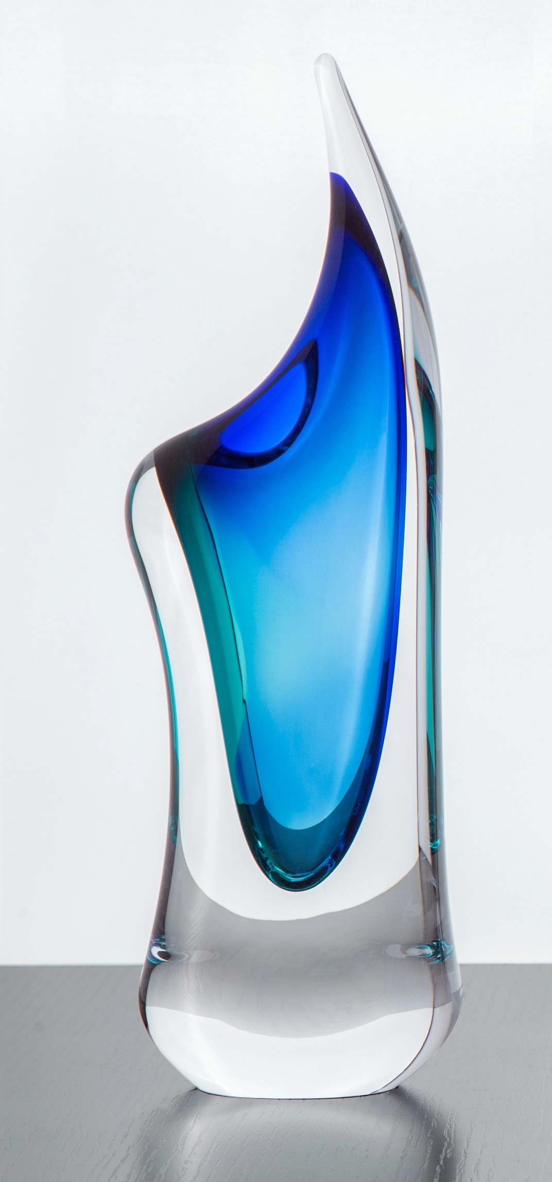 Voltaire Art Vase, Blue/Turquoise 3