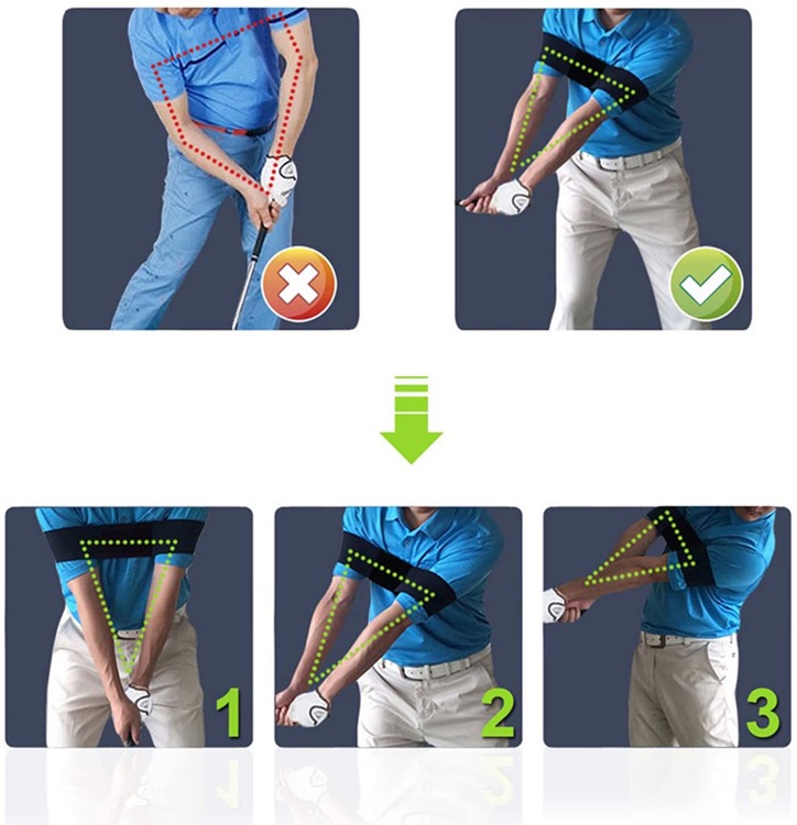 Golf swing posture corrector 4