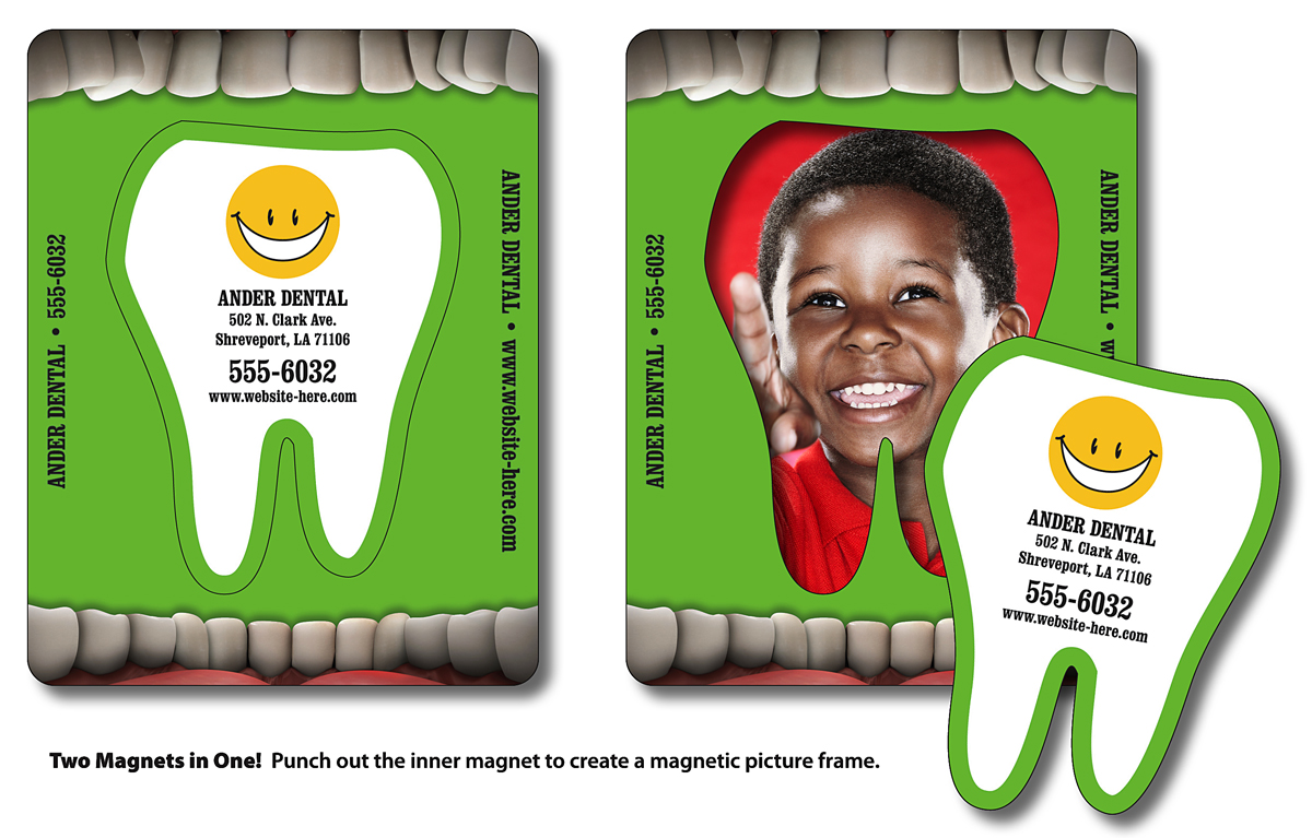 Magnet - Picture Frame Tooth Punch (3.5x4.5) - 20 Mil. 2
