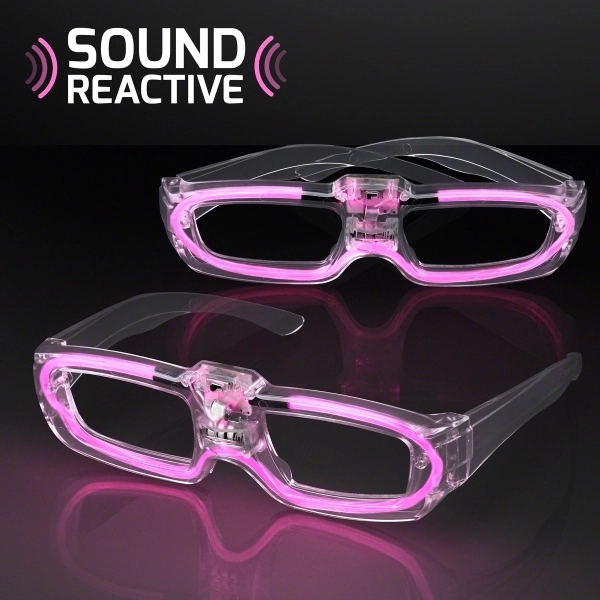 Sound Reactive LED Party Shades, 80s Style 5
