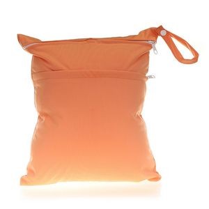 Wet Dry Bags with Two Zippered Pockets for Baby Diapers 2