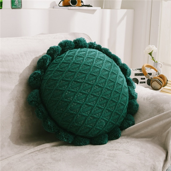 Sunflower Knitted Futon Sofa Pillow 3