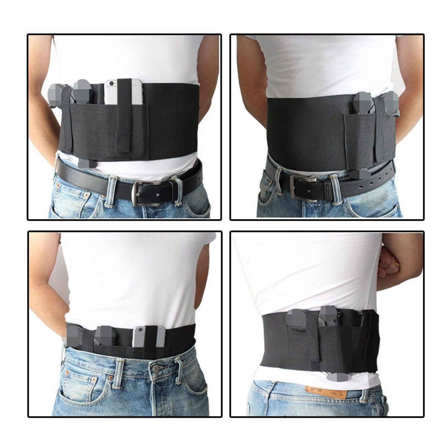 Breathable Nylon Belly Band Holster 3