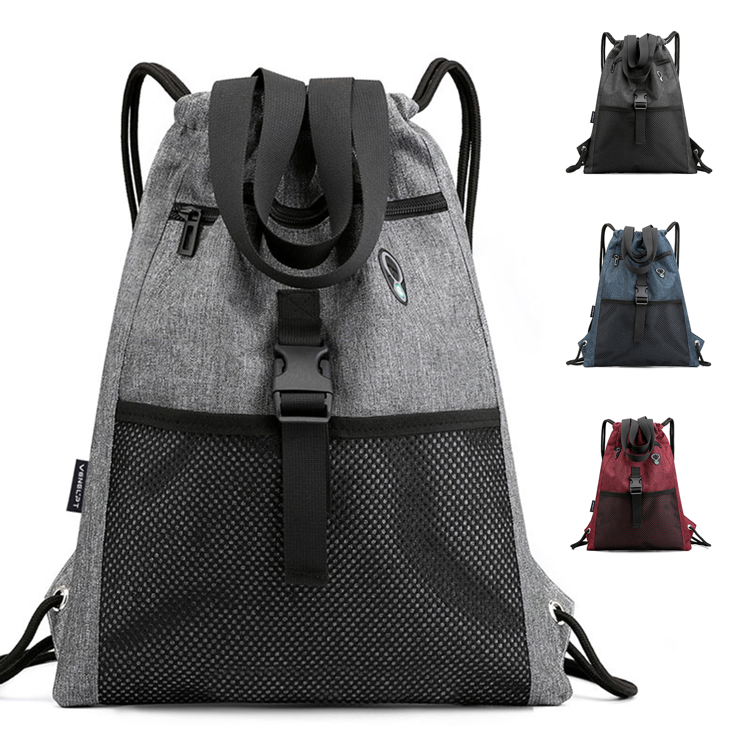 Waterproof Oxford Drawstring Backpack 3