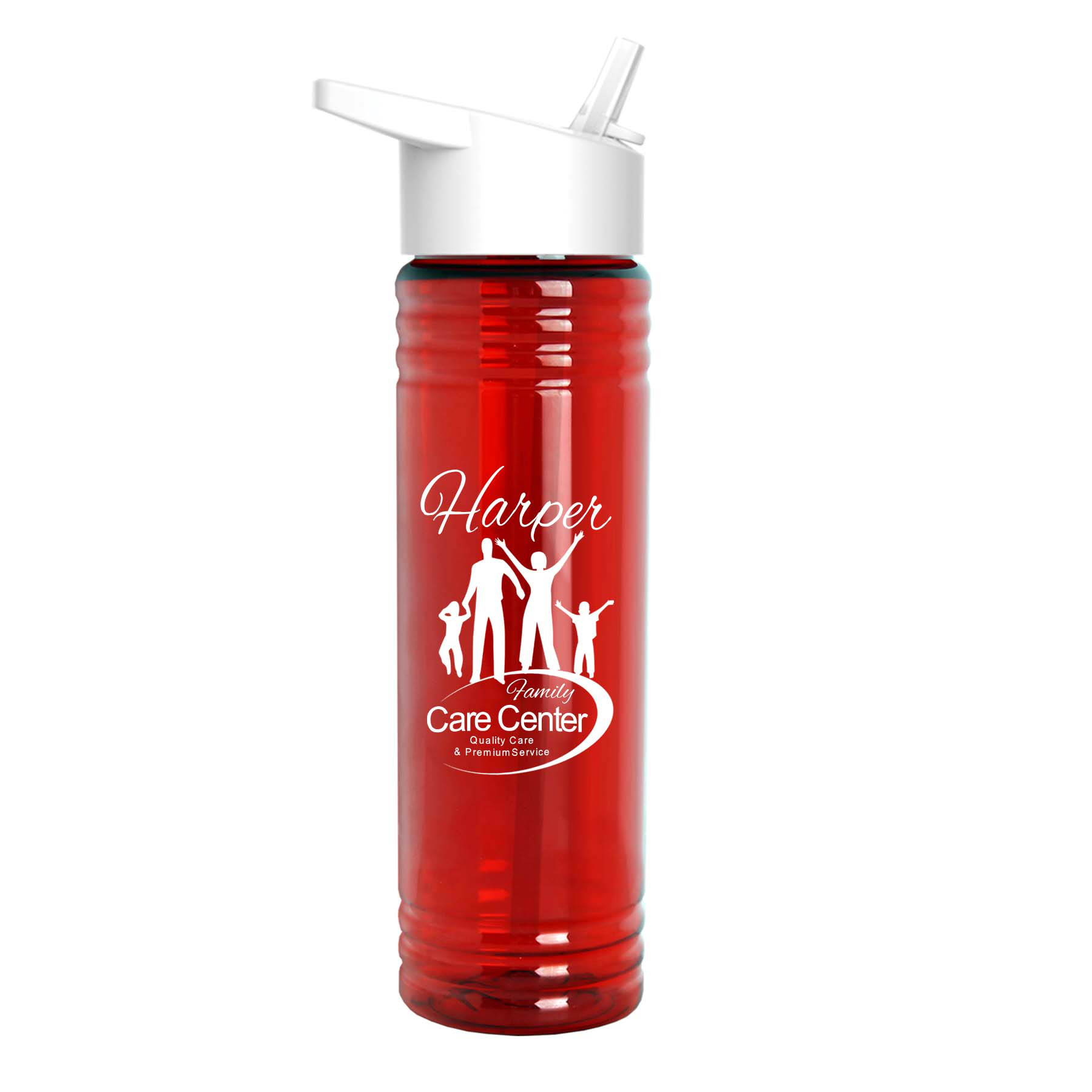 Garyline® Slim Fit Bottle with Flip-Straw Lid - 24 oz. 113