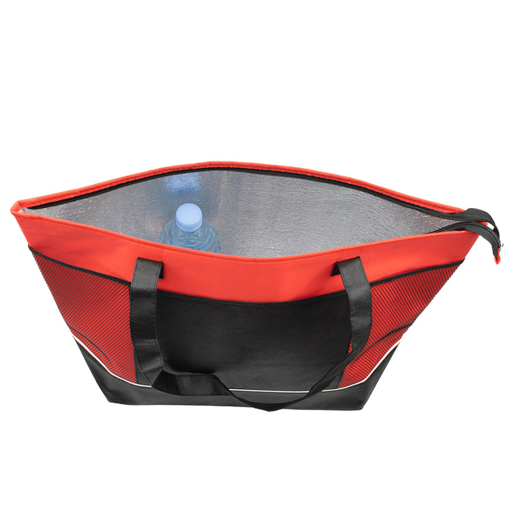 22"W x 16"H x 7 ½"Gusset - "FROST LINE" Super-Sized Insulated Zipper Cooler Tote 58