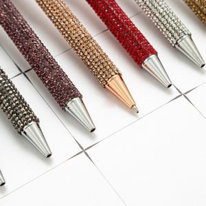 Glitter Flakes Click Activated Metal Pen 12