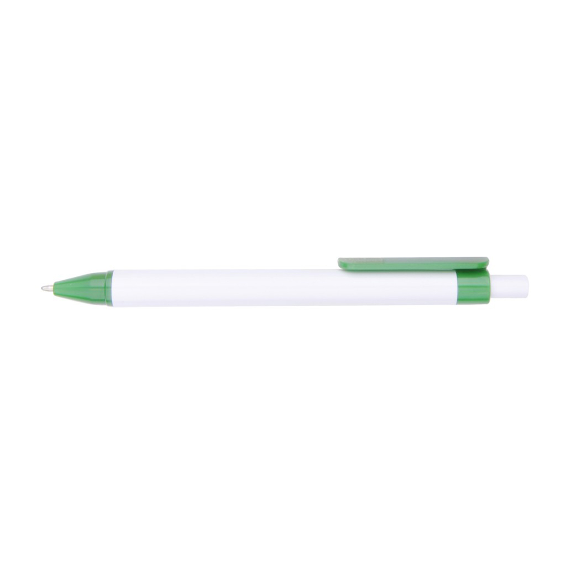 Plastic Ballpoint Pen w/Color Clip 2