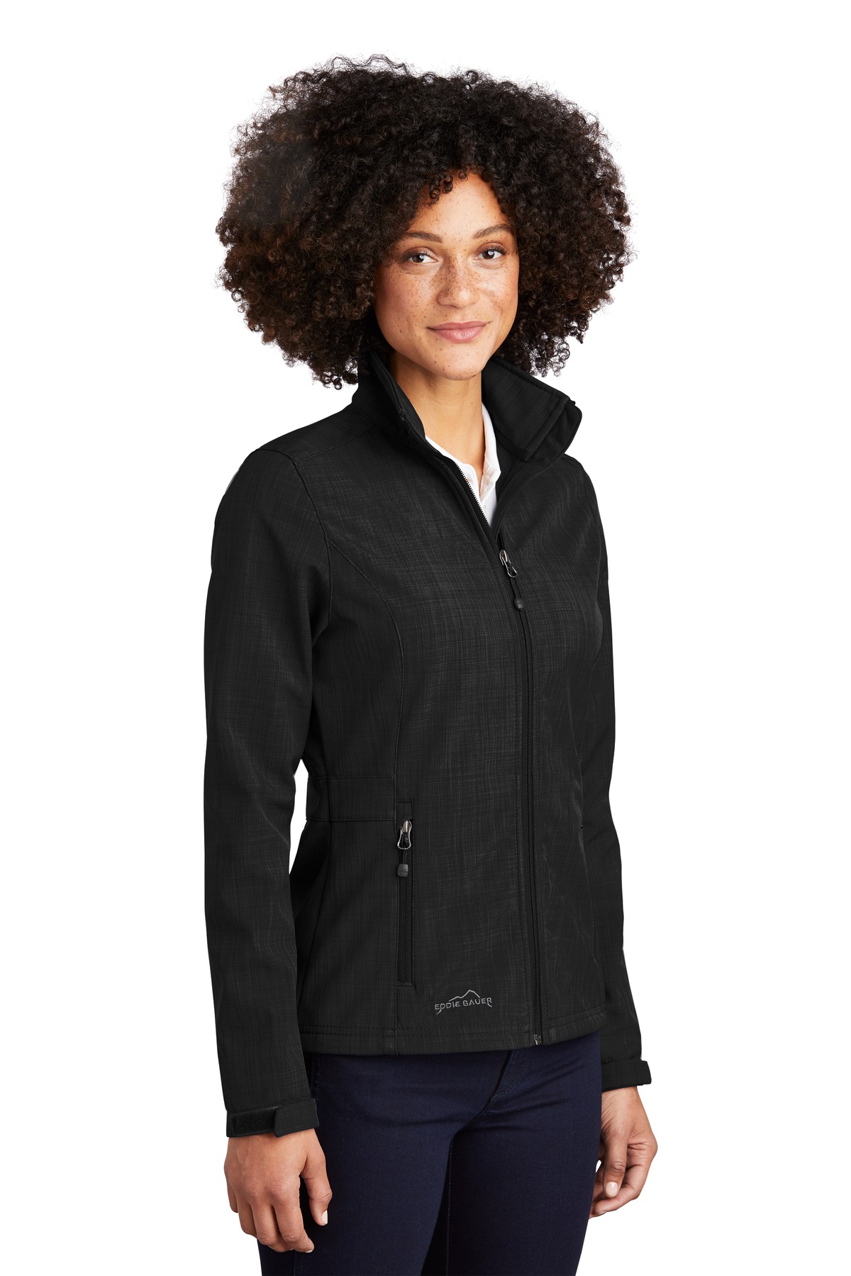 Eddie Bauer Women's Shaded Crosshatch Soft Shell Jacket. EB533 5