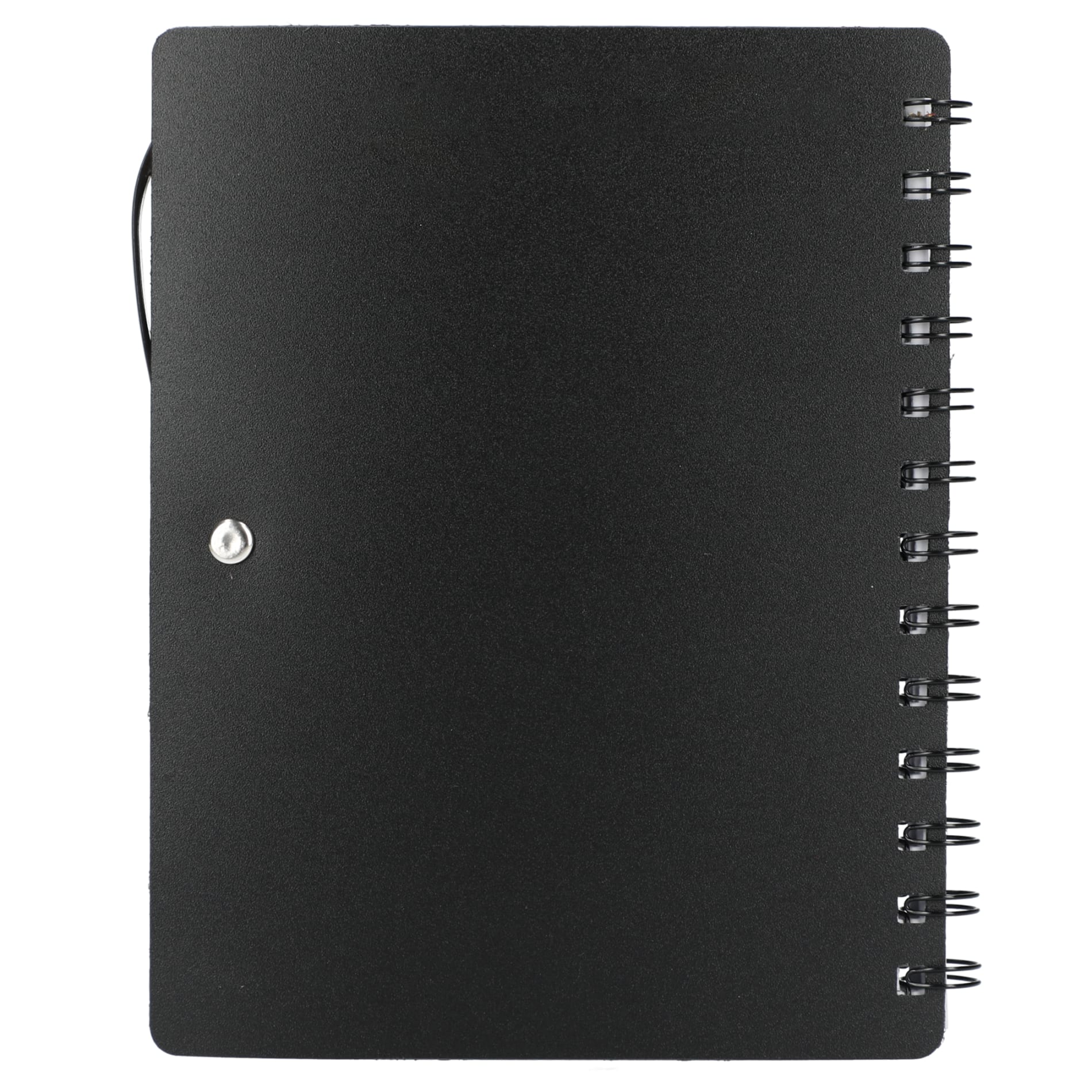 5" x 7" Recycled Dual Pocket Spiral Notebook w Pen 168