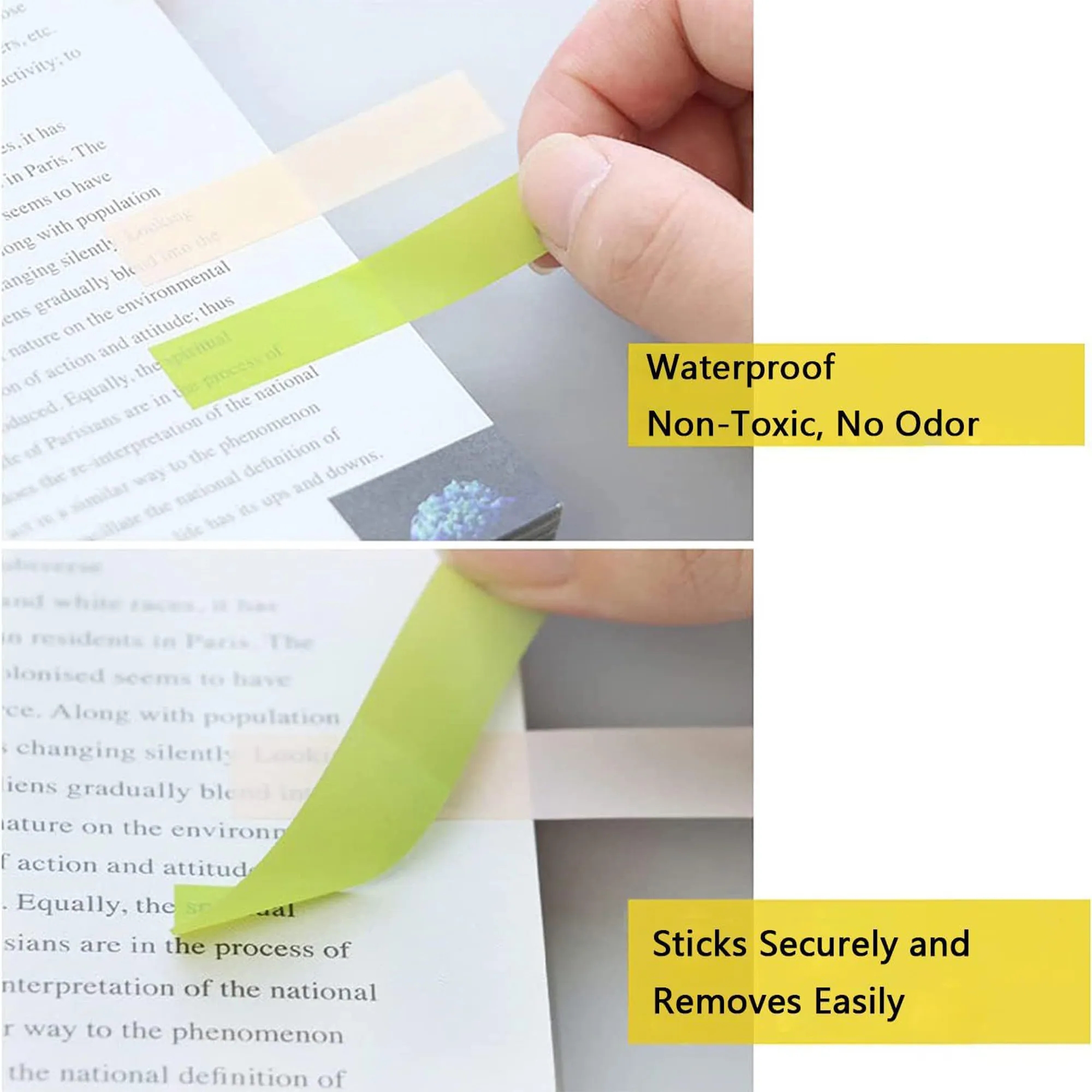 Fluorescent Transparent Indicator Sticky Note Paper Sticker 1