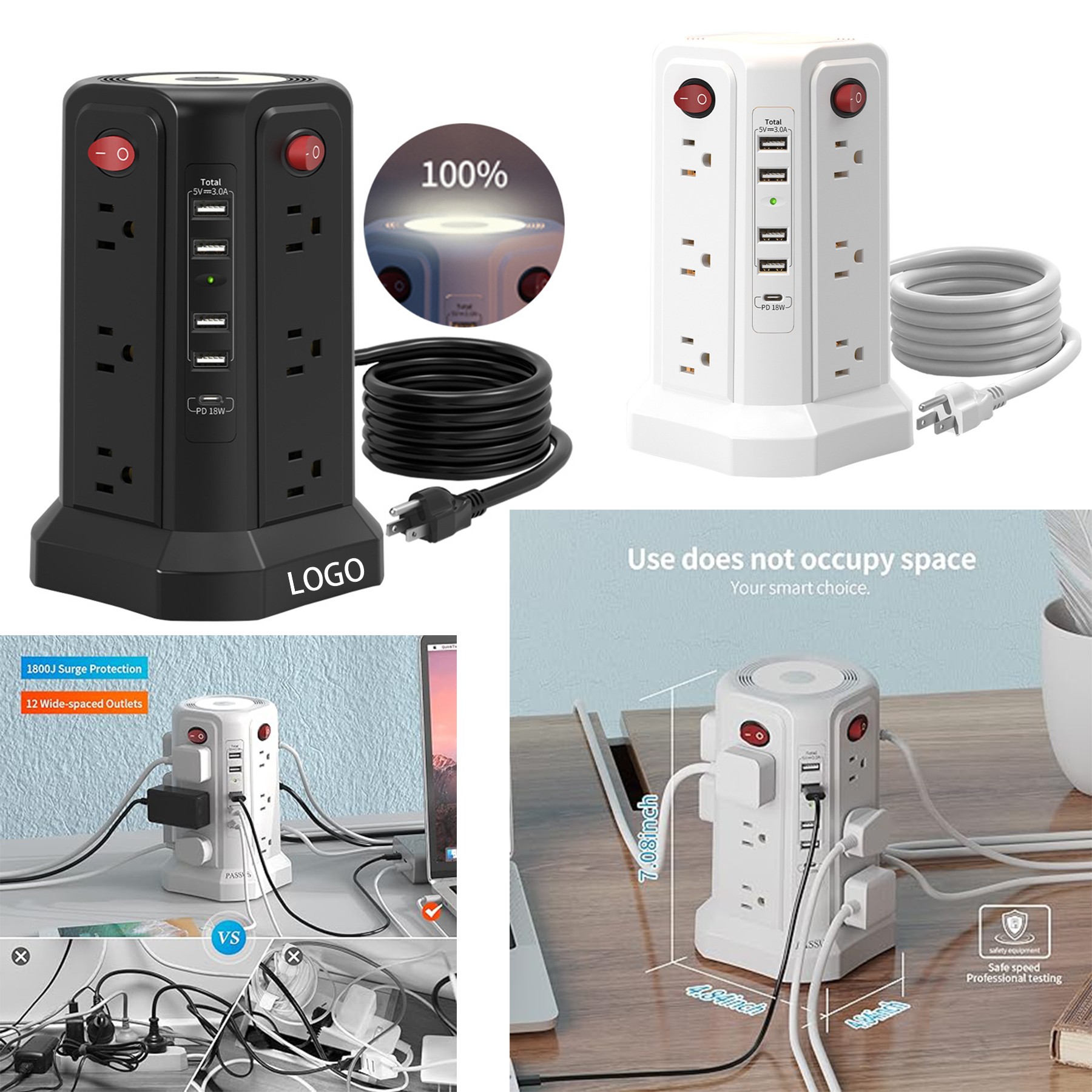 Protector Power Strip Tower 2