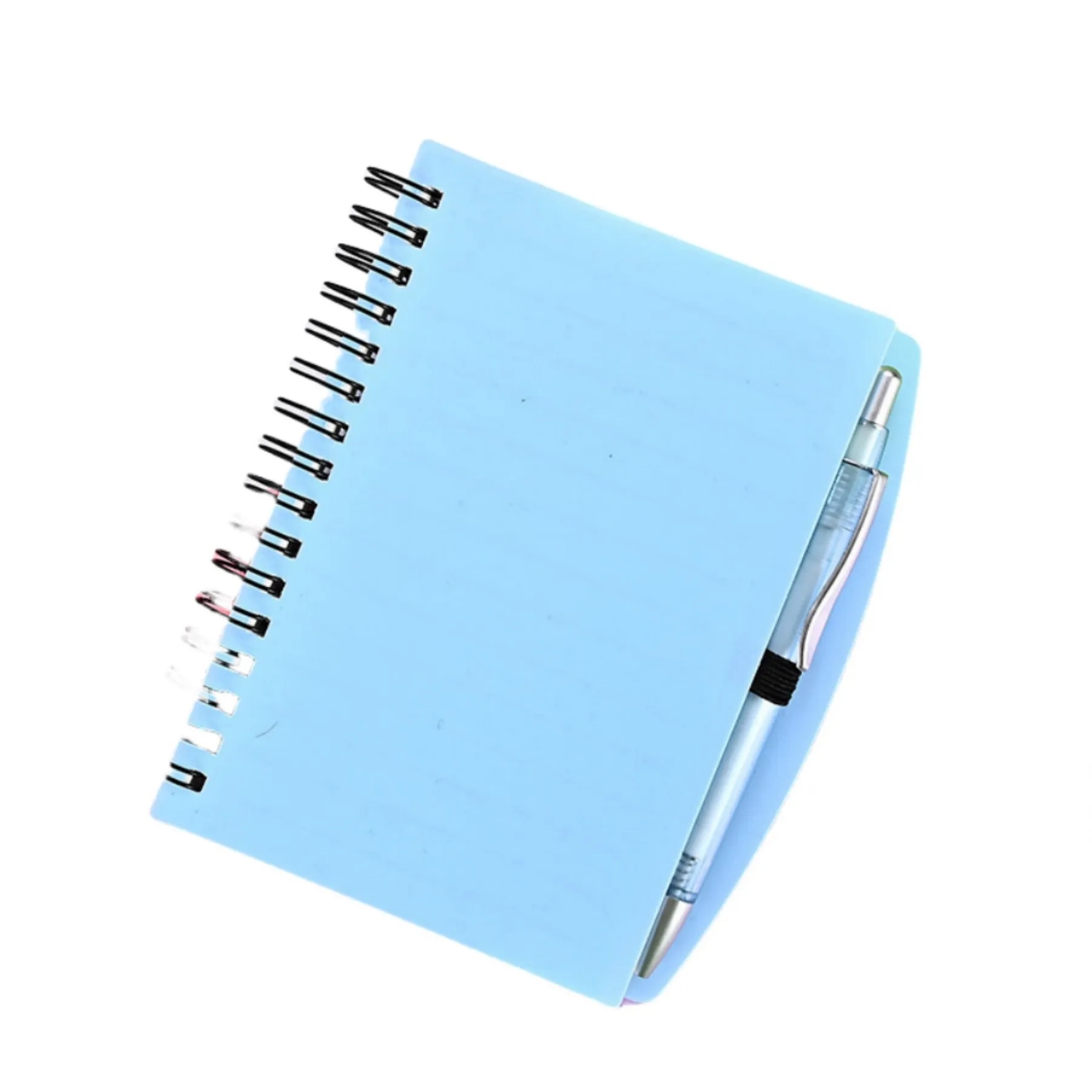 Pink Ribbon Spiral Notebook with Pen 6
