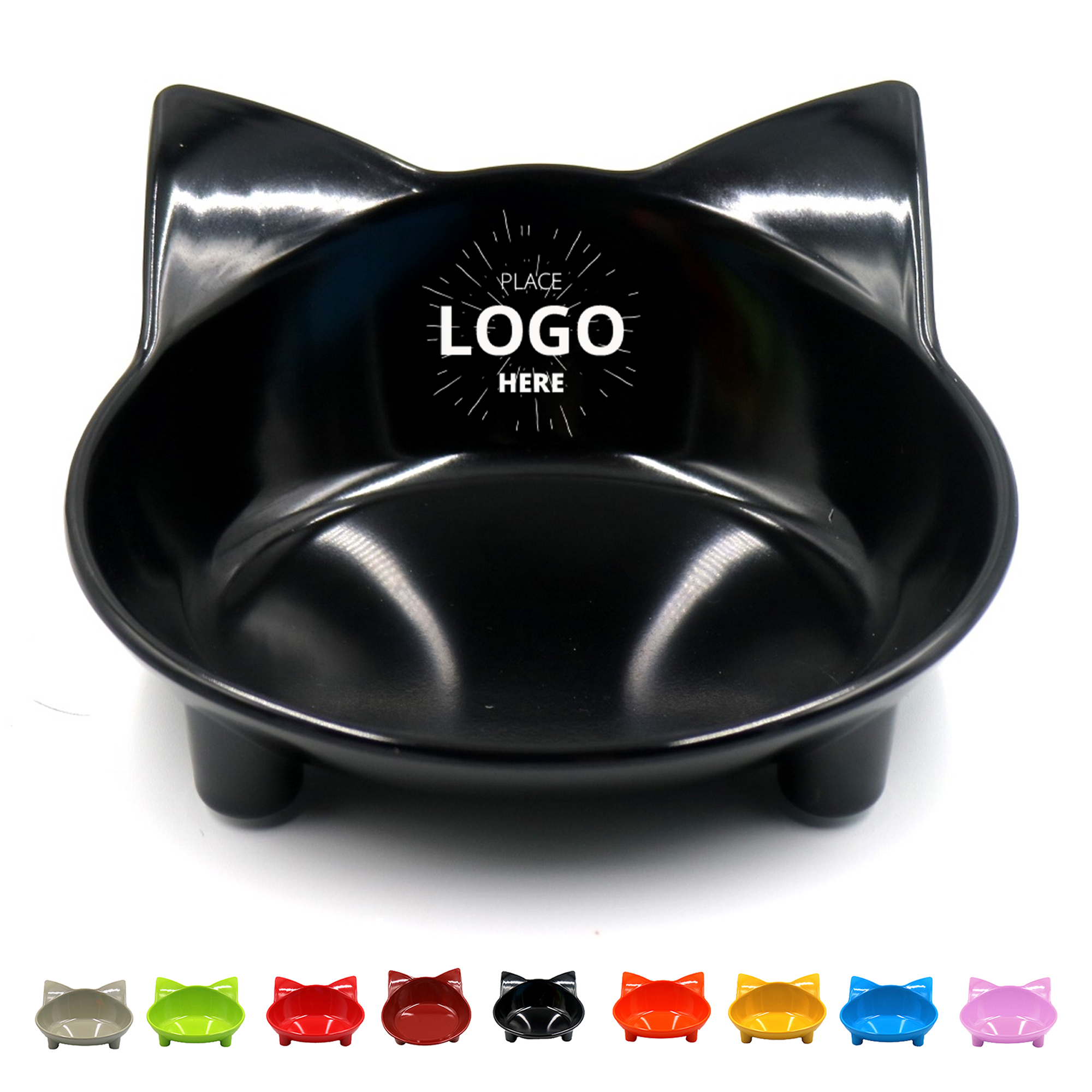 Wide Shallow Bowls for Food and Water 2