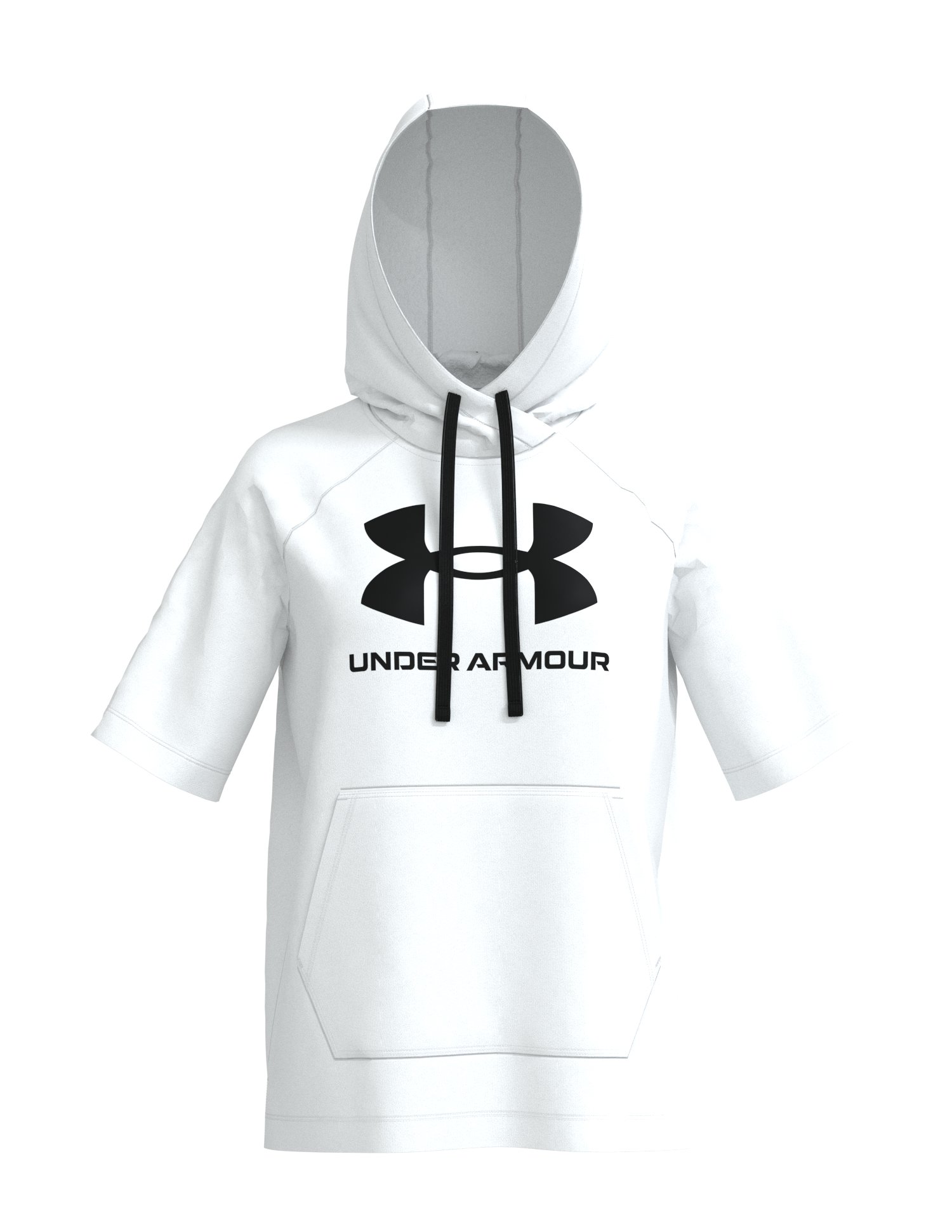 UA Rival Fleece Women's Short Sleeve Hoodie, custom hoodie or sweatshirt with logo imprint 10