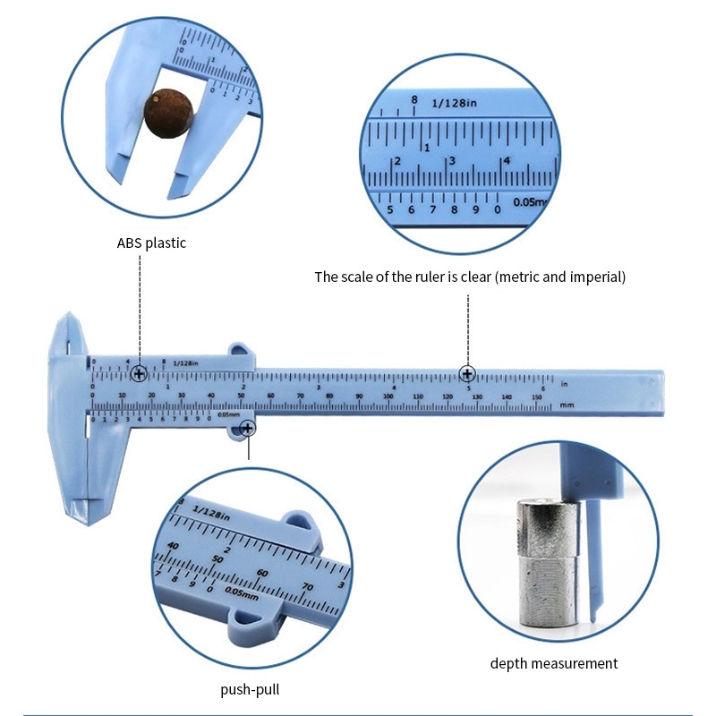 6" Plastic Vernier Caliper 8