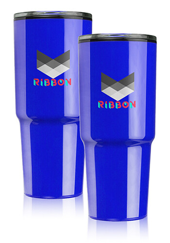 32 oz. Barton Plastic Double Wall Travel Mugs