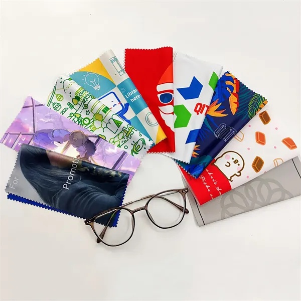 Full Color Double-Sided Microfiber Cleaning Cloth 2
