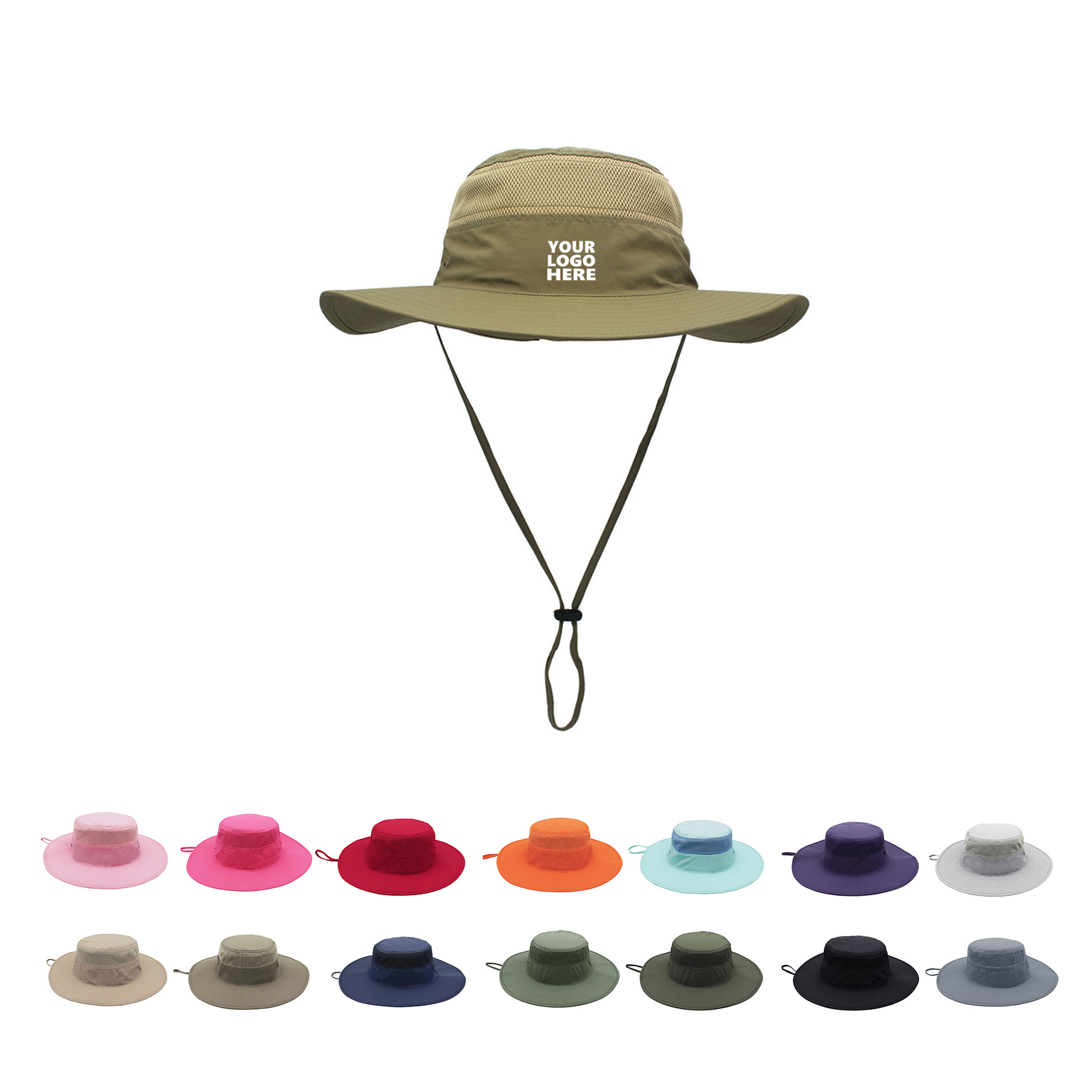 Colorful Sun Hat Quick-Drying Wide Brim Fisherman Hat 2