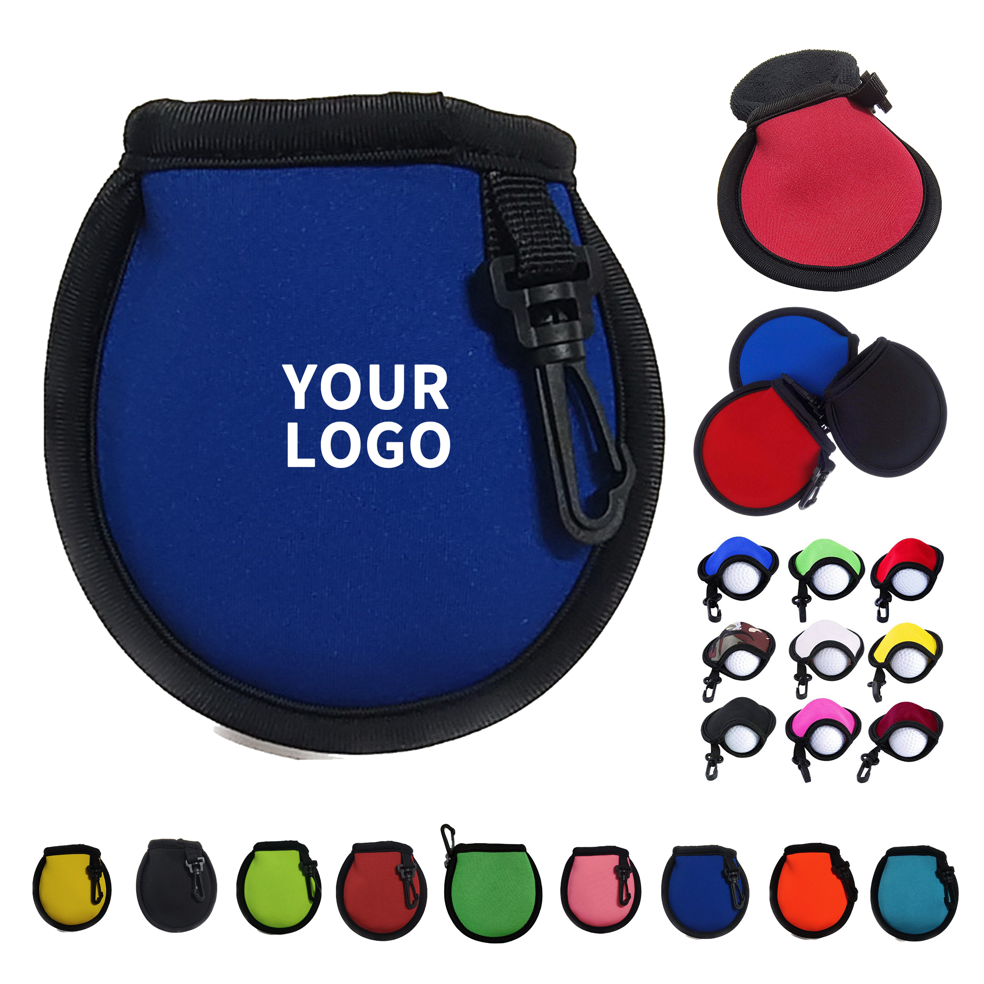 Dual Material Golf Ball Cleaning Pouch 6