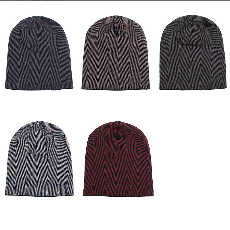 Unisex Knitted Wool Beanie Hats w/Fleece Liner 14