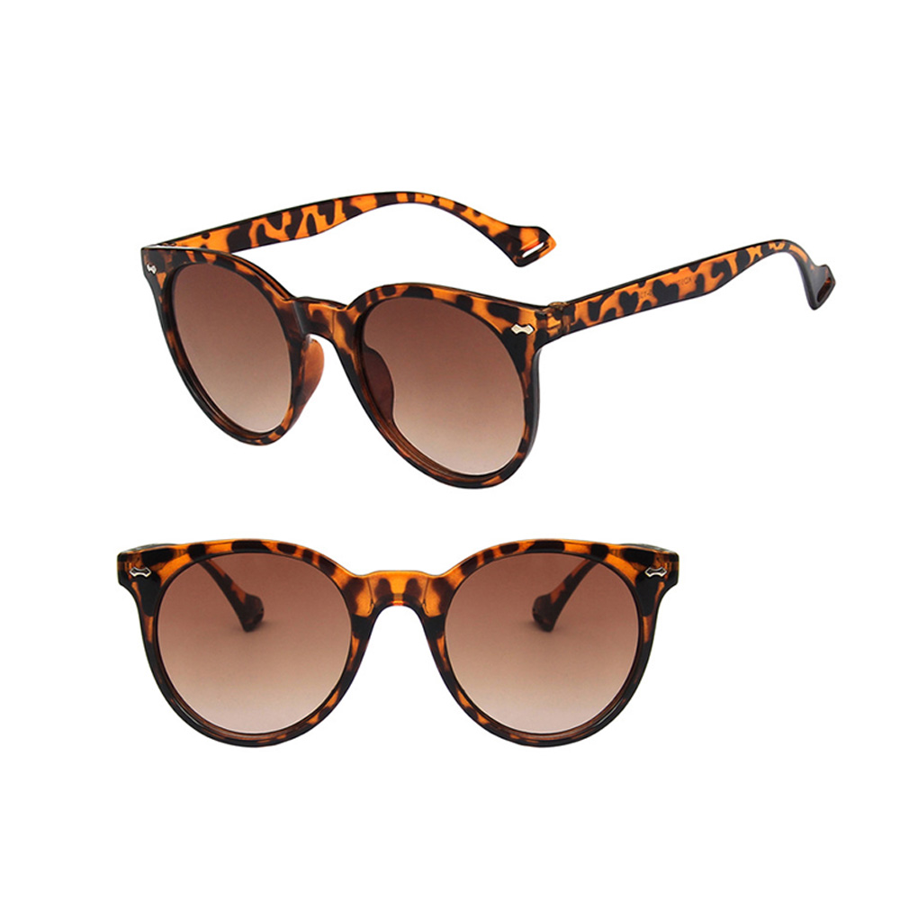 Candy color round retro sunglasses 5