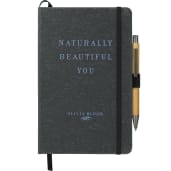 FSC® Mix 5.5" x 8.5" Recycled Leather Bound Journa 39