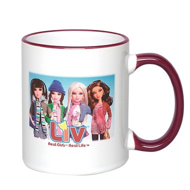 Full Color Photo Sublimated Ceramic Mug 11oz, C Shaped handle-2 1