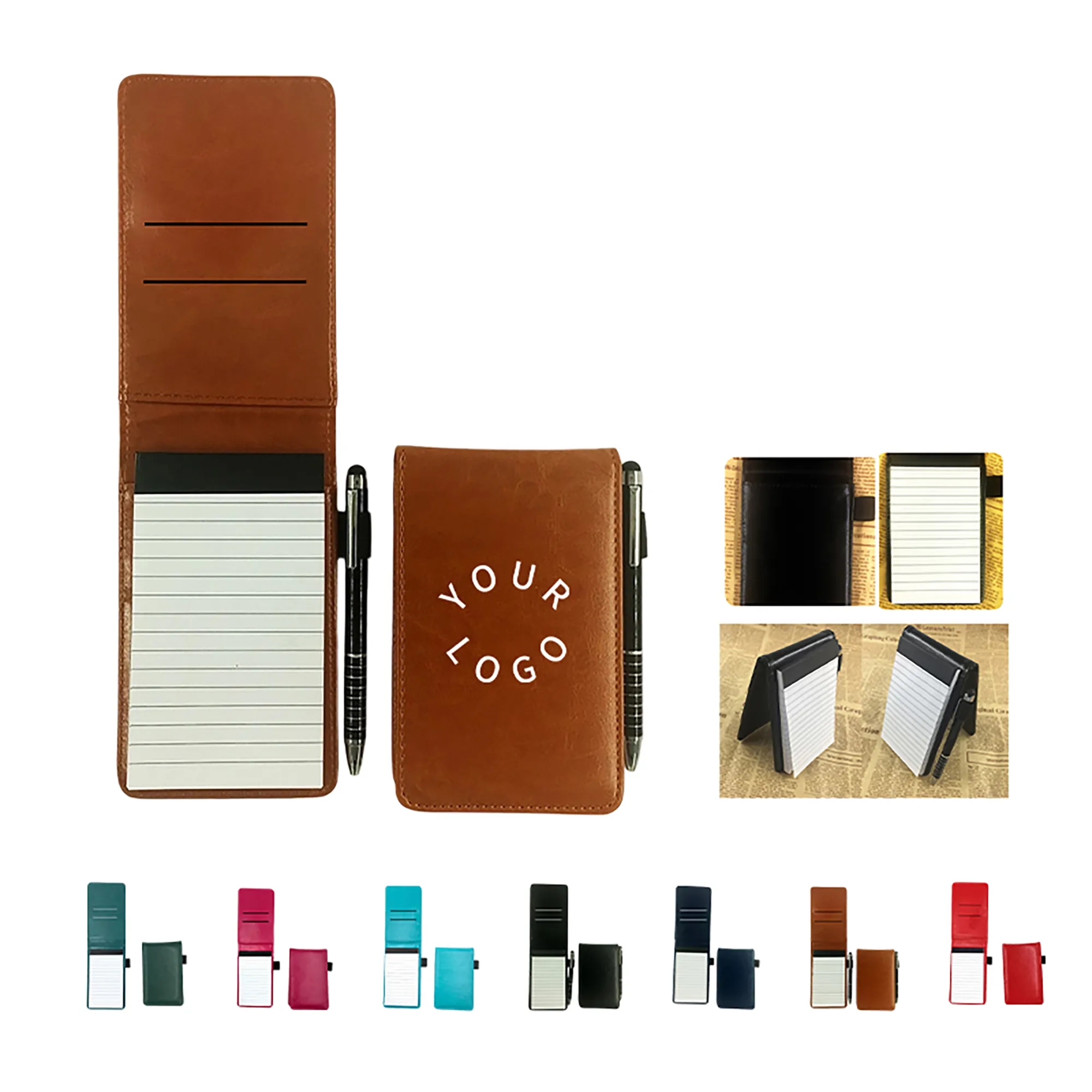 Memo Pad Card Holder PU 9