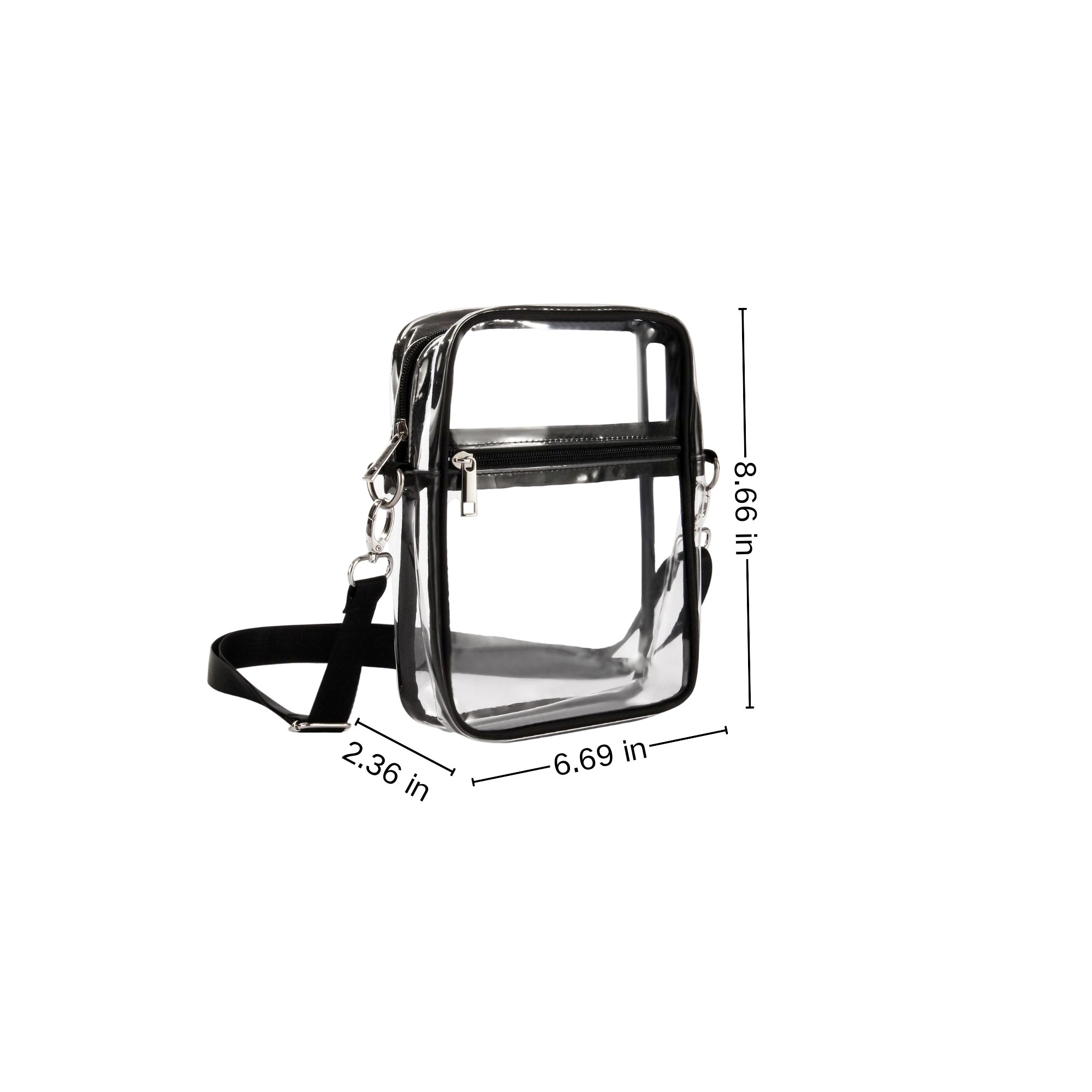 Transparent Portable Waterproof Crossbody Bag 3