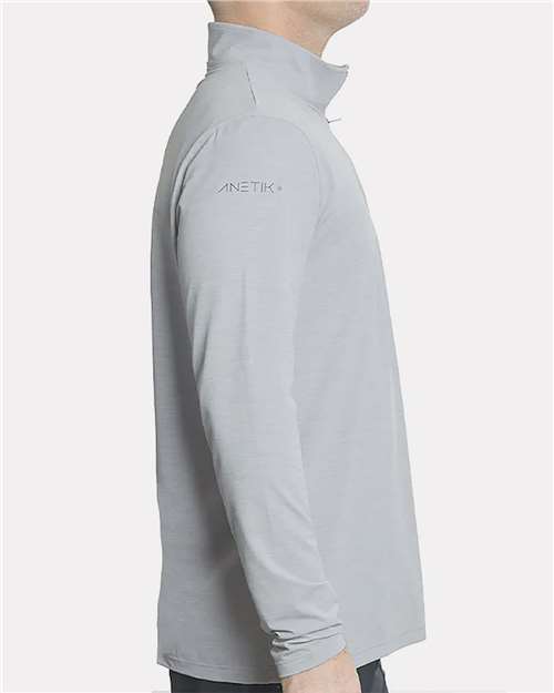 Men's Low Pro Quarter-Zip Pullover - MVQTRL9, custom hoodie or sweatshirt with logo imprint 4