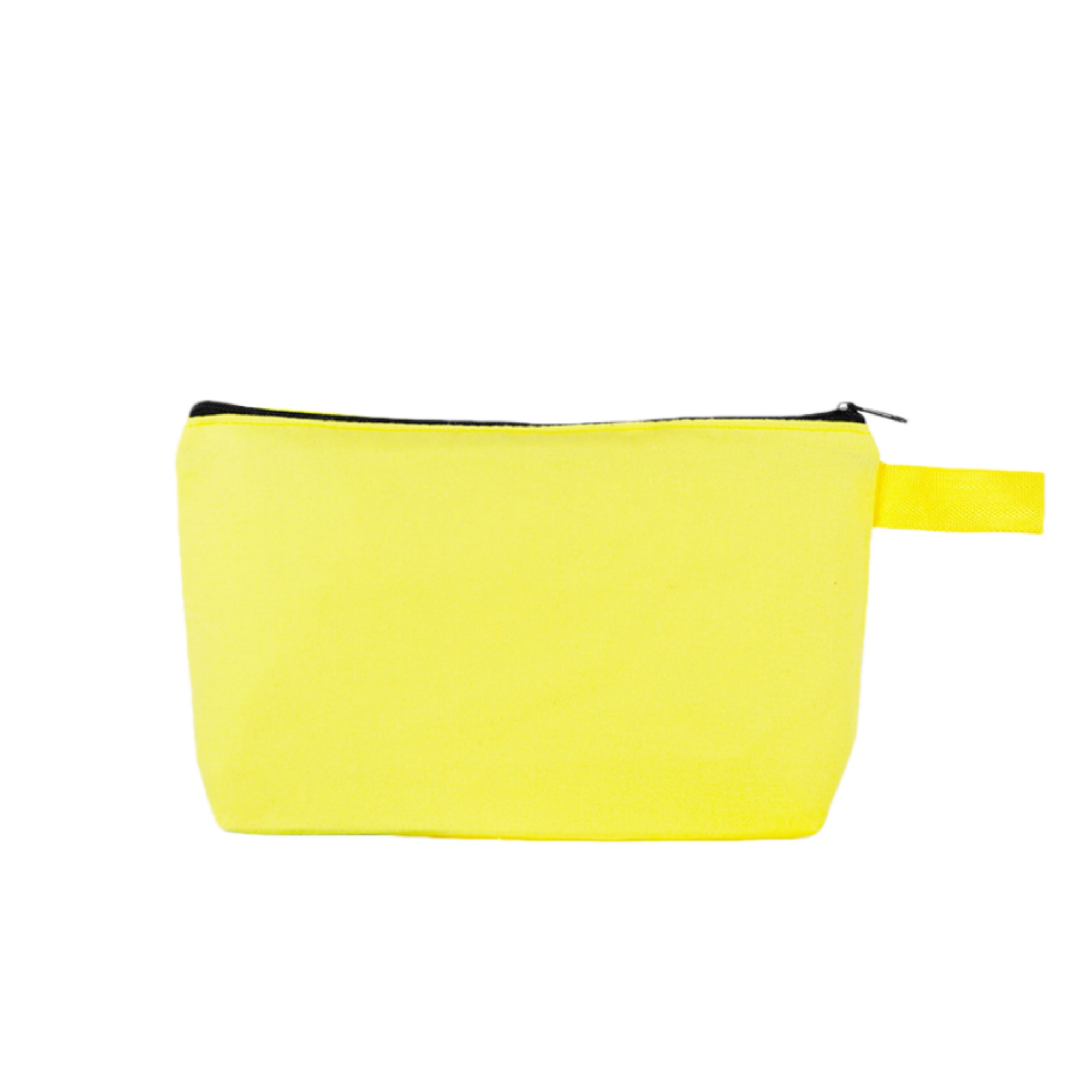 Canvas Cosmetic Makeup Bag with Bottom and Strap 19