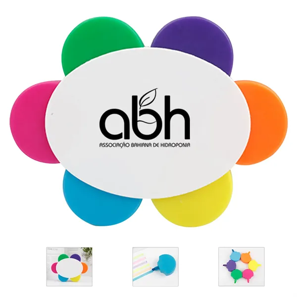 Flower Highlighters Multi Fluorescent Pens Markers