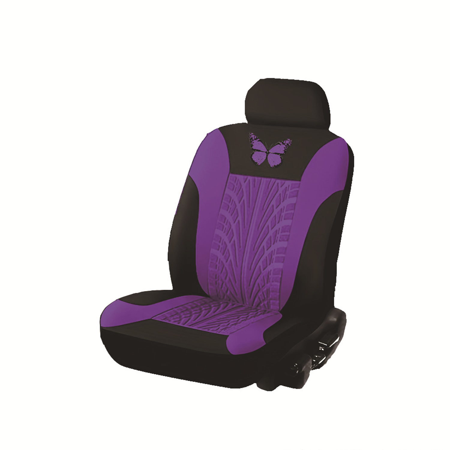 Full Set Fashion Butterfly Cloth Cushion Mat Car Seat Cover 4