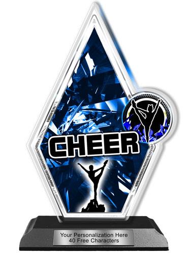 Cheer Acrylic Trophy: 6" Quasar, Galactic Ice Desi 1
