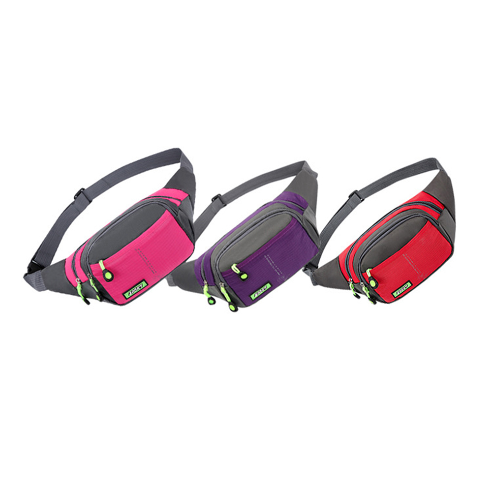 Multifunctional large nylon fanny pack waist bag chest bag 18