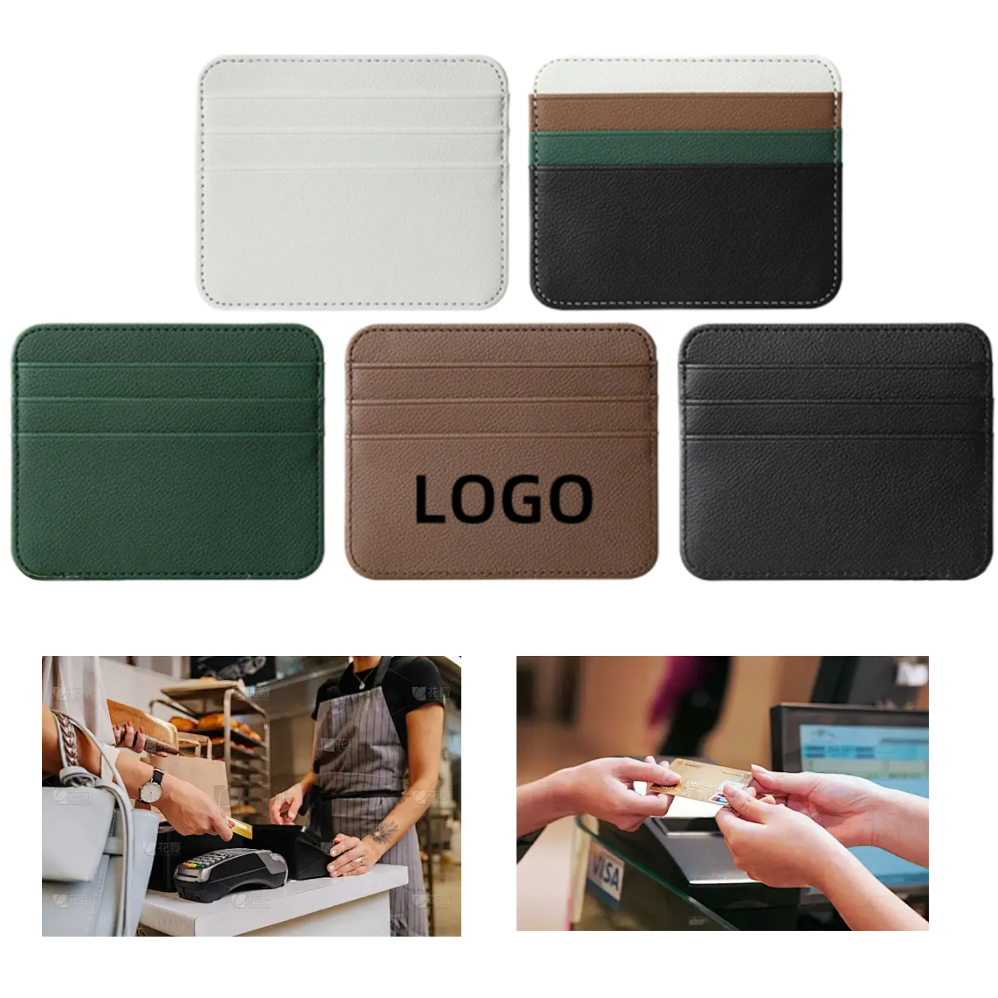 Ultra Thin Double-sided Leather Card Sleeve 2
