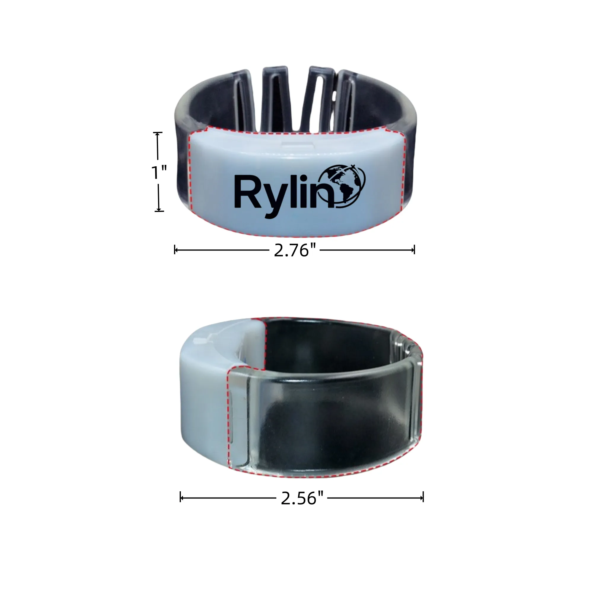 M - Shaped Silicone Light - Up Concert Cheering Bracelet 3