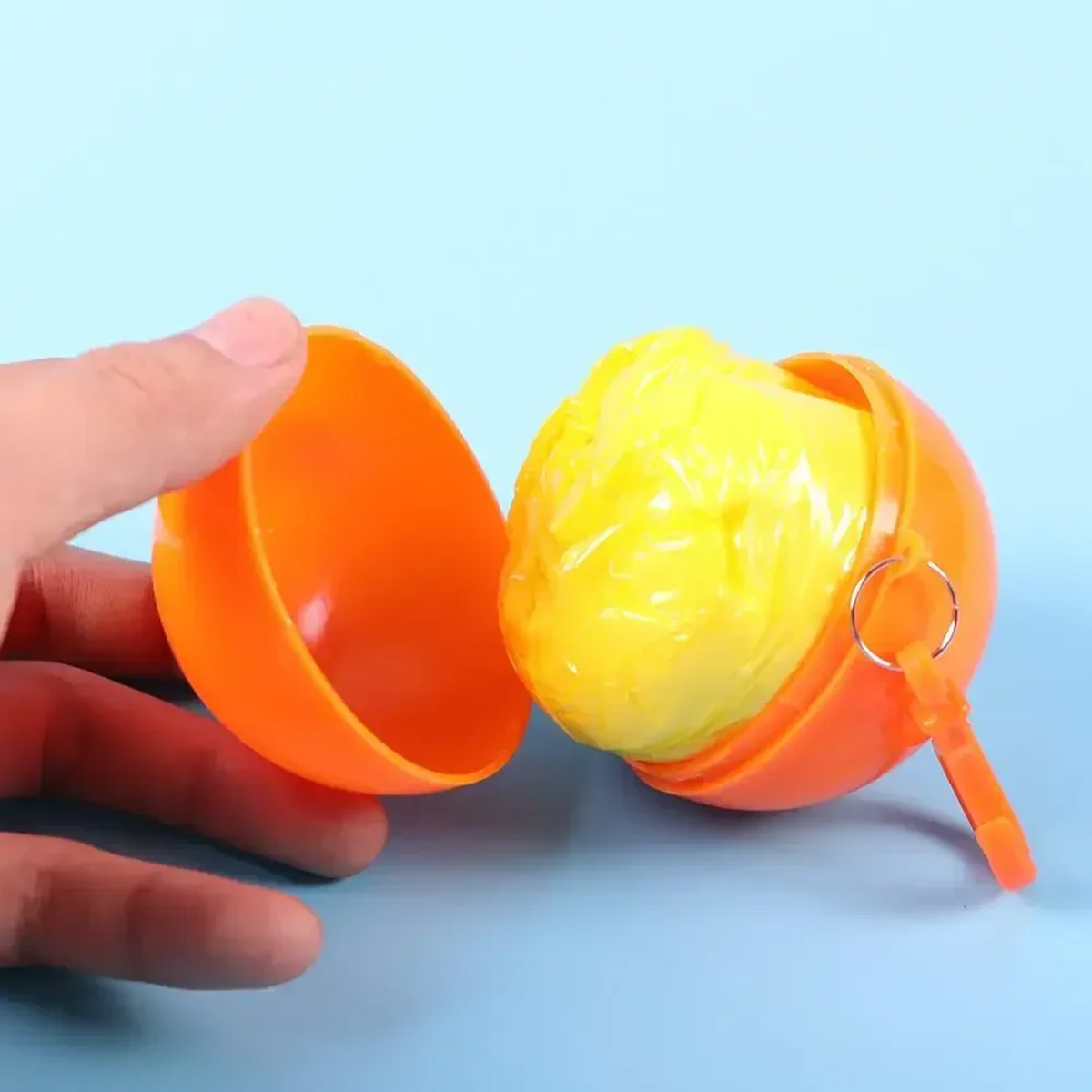 Disposable Rain Poncho in Ball Keychain 4