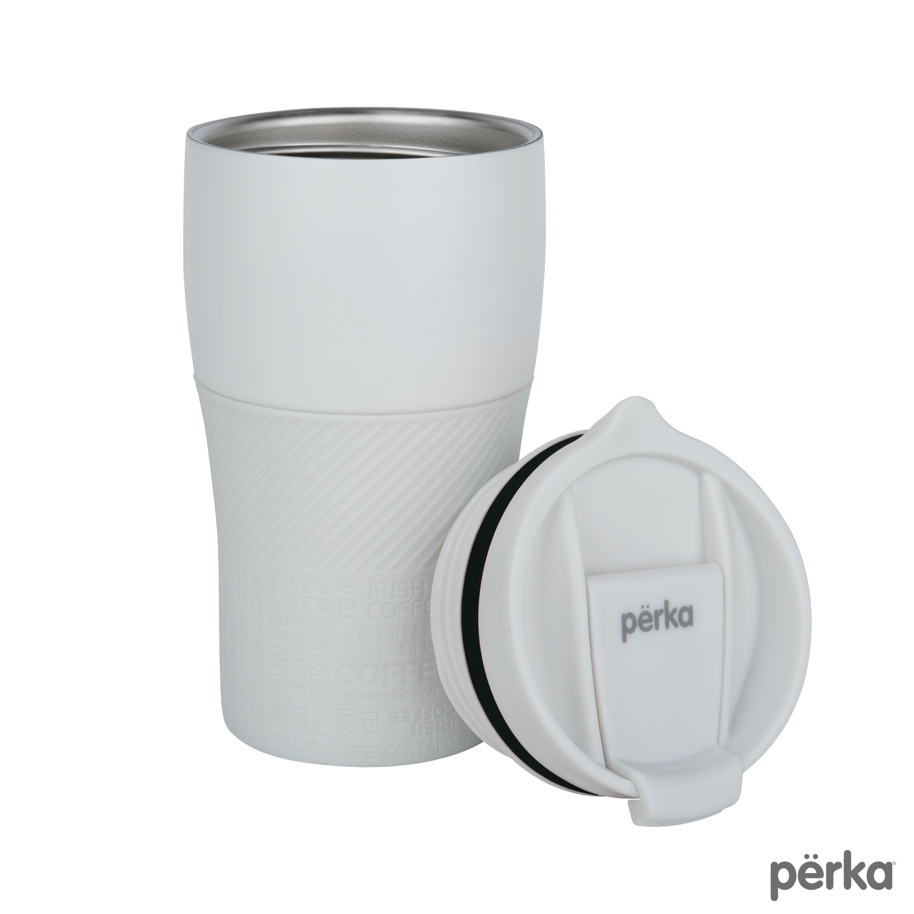 Perka® Cortado 12 oz. Double Wall Recycled Stainless Steel Coffee Tumbler 154