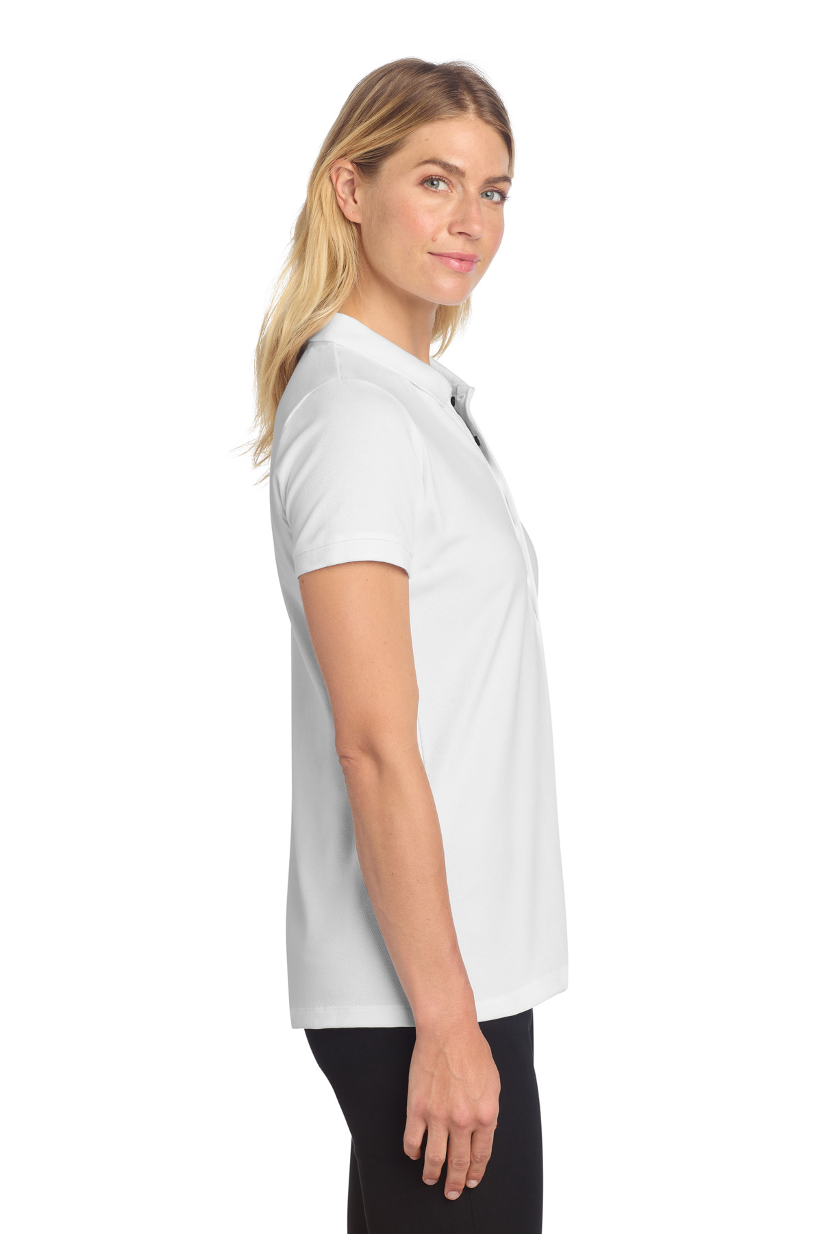 Mercer+Mettle Women's Stretch Heavyweight Pique Polo MM1001 76