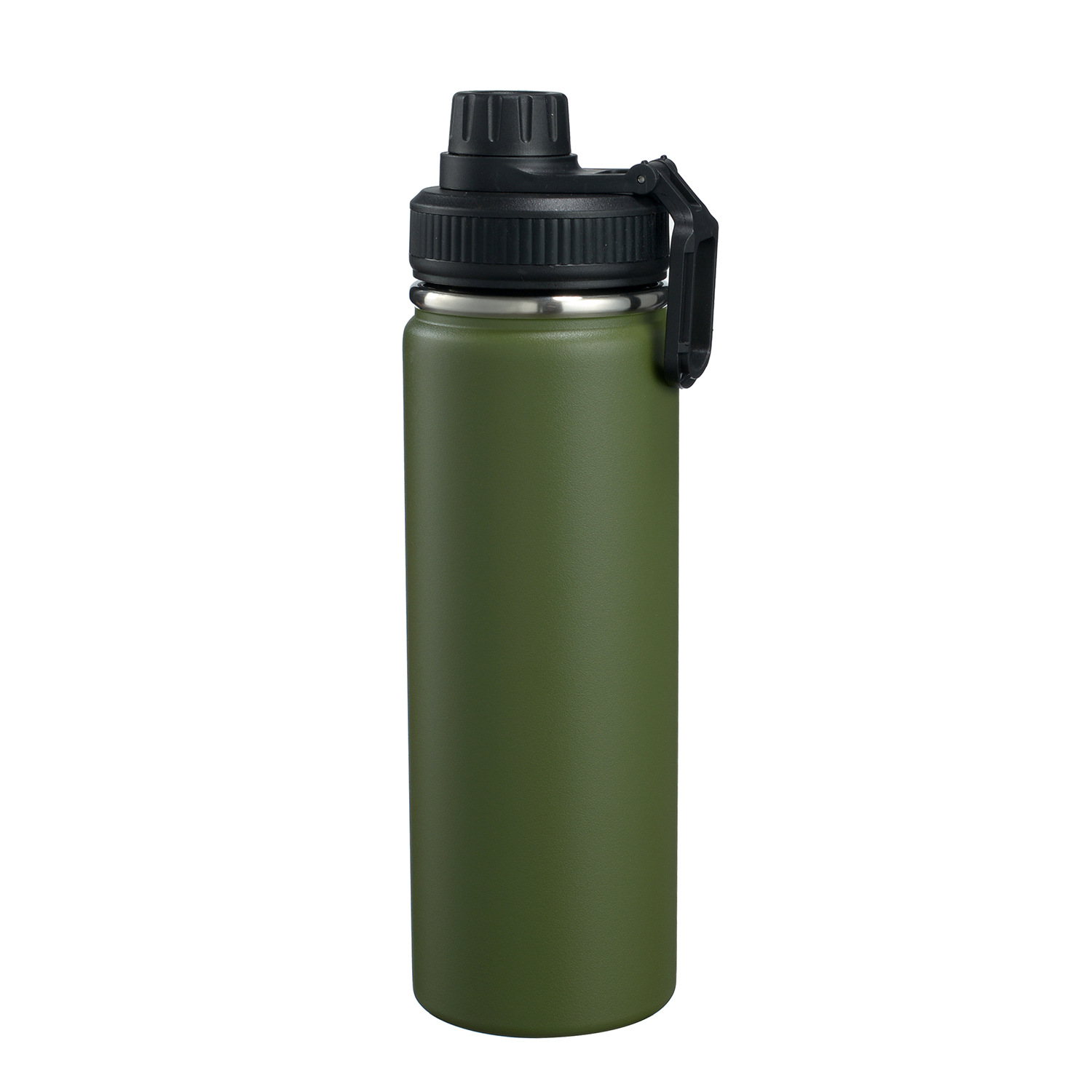 12 oz Stainless Steel Water Bottle W/ Easy Carry Loop Handle 6