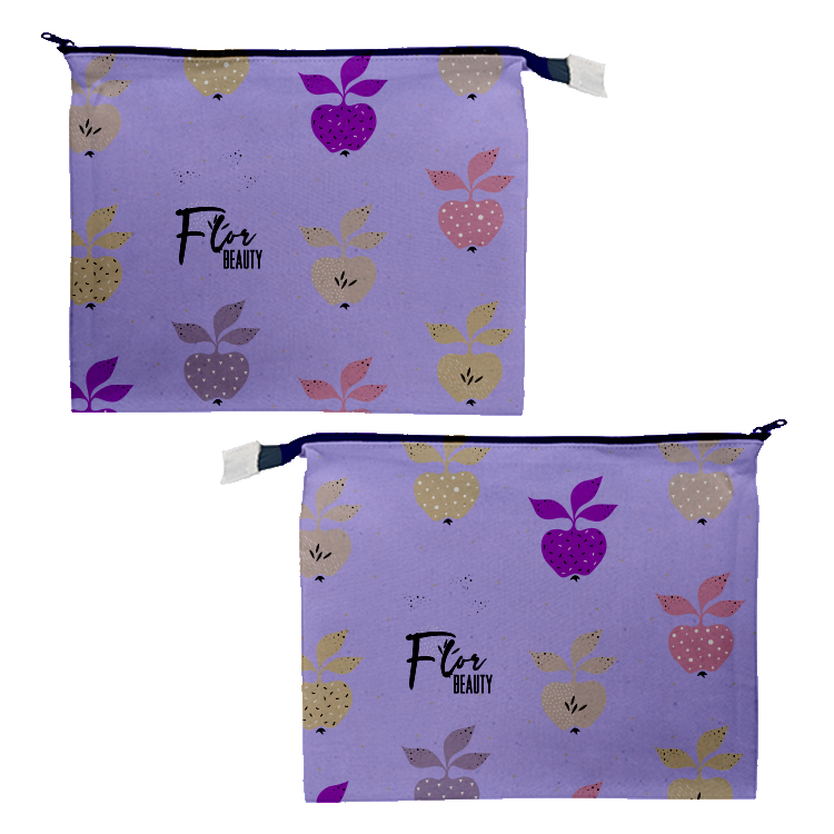 Vibrant Cotton Zippered Pouch 4