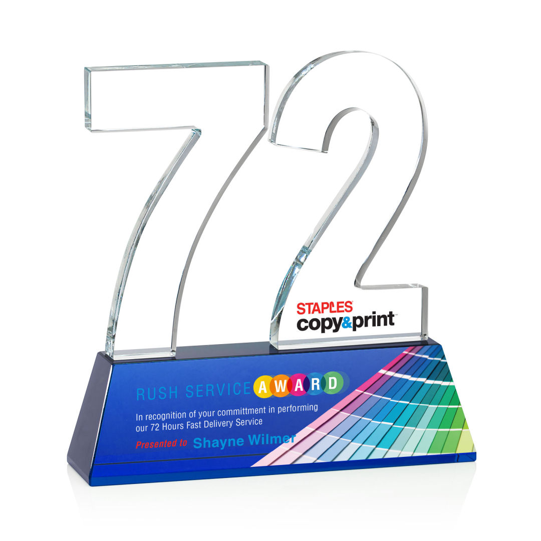 Milestone Optical VividPrint™ Award - Blue 11
