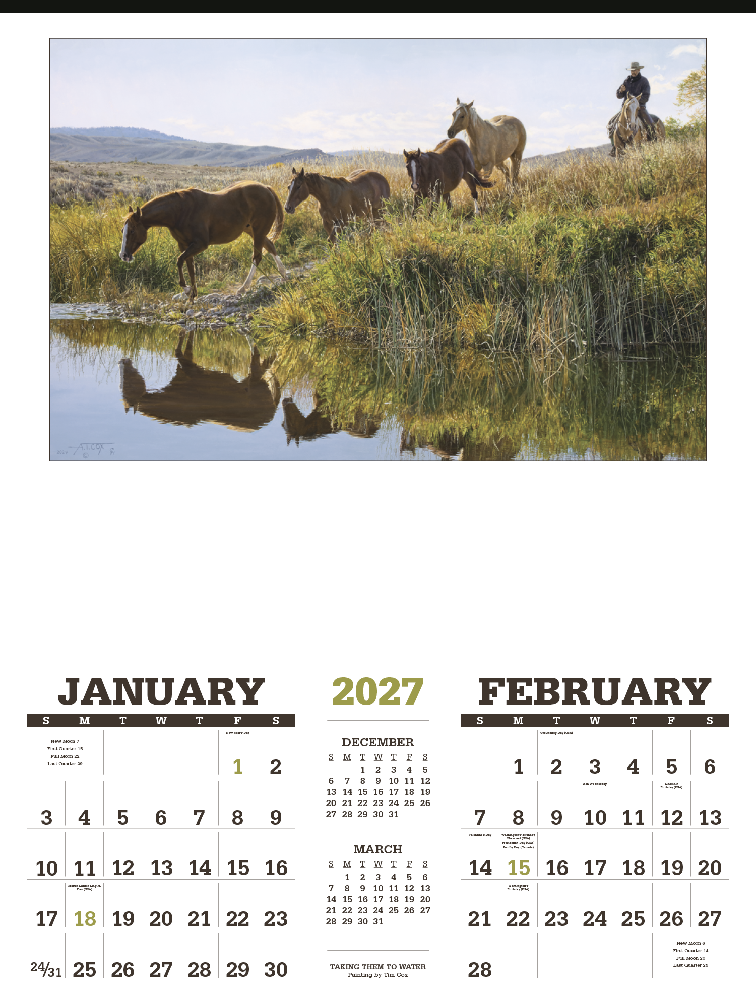 Triumph® Calendars American West by Tim Cox Calendar 37