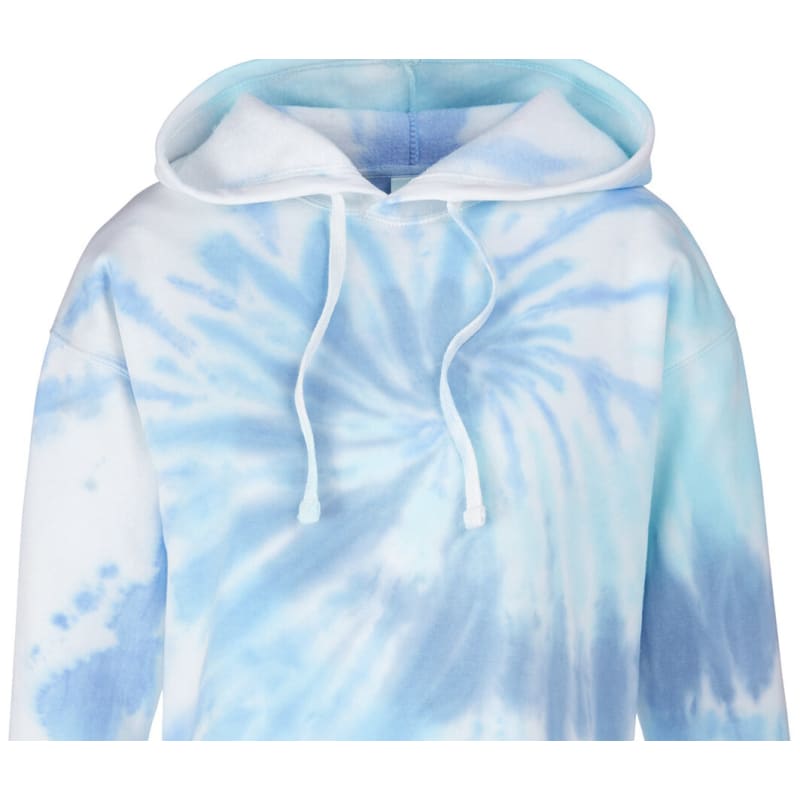 Tie-Dye Ladies' Cropped Hooded Sweatshirt 7