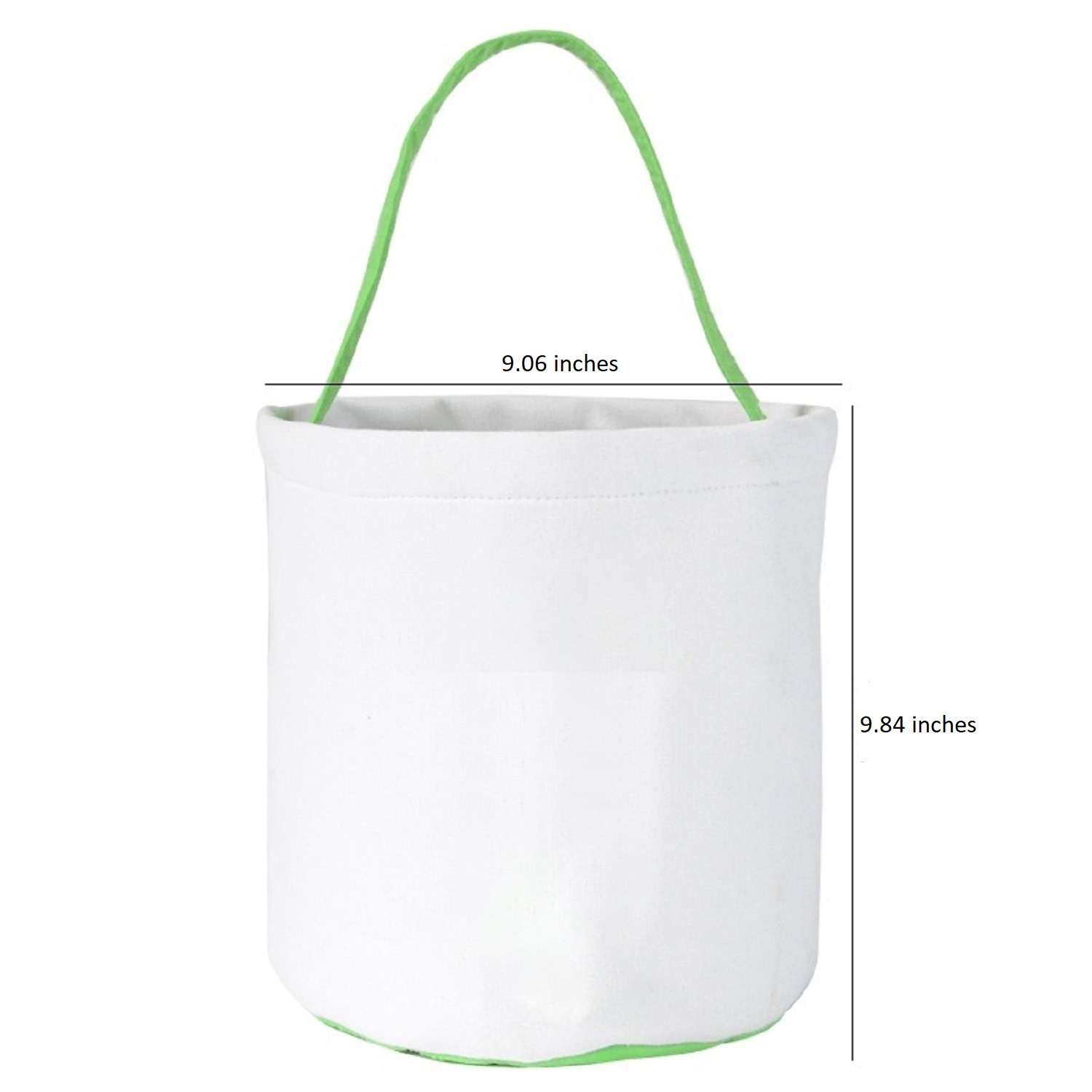 Easter Eggs Bunny Canvas Tote Bag, custom tote bag with logo imprint 4