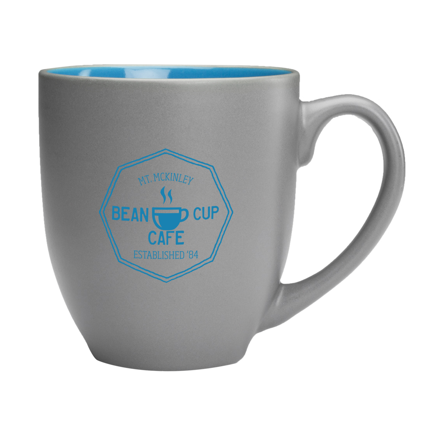 16 oz. Two Tone Ceramic Mug (1 Color Imprint) 6