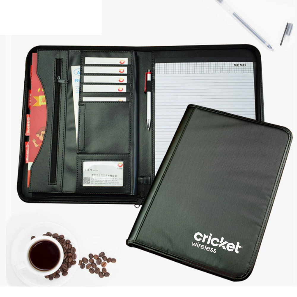 Multifunctional Storage Folder A4 Notebook Zipper Bag 1