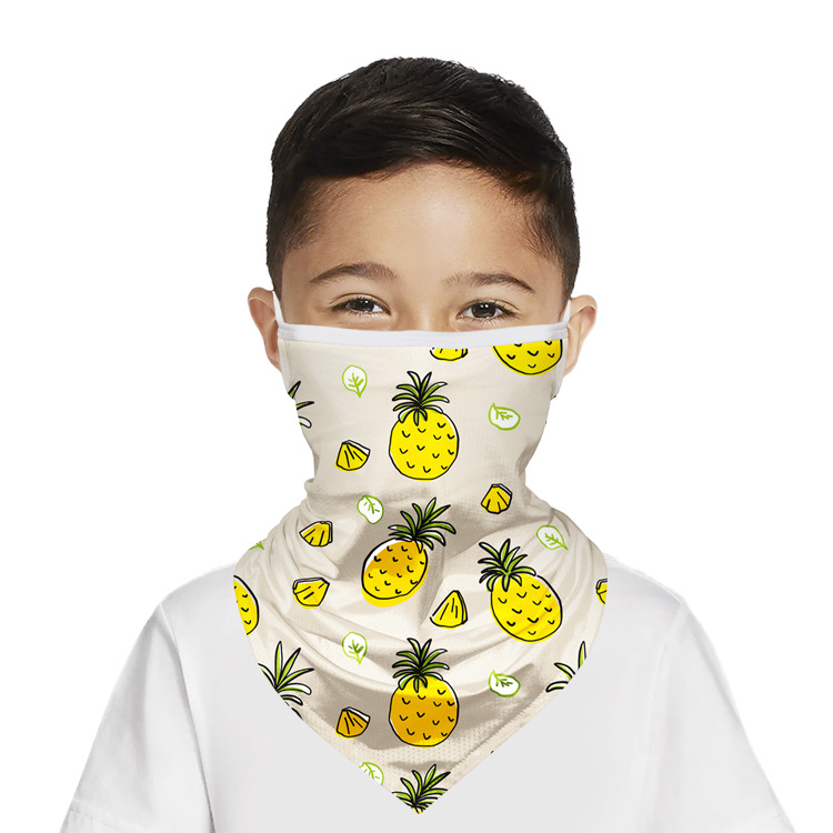 Reusable Face Bandana with Ear Loop - Kids 12